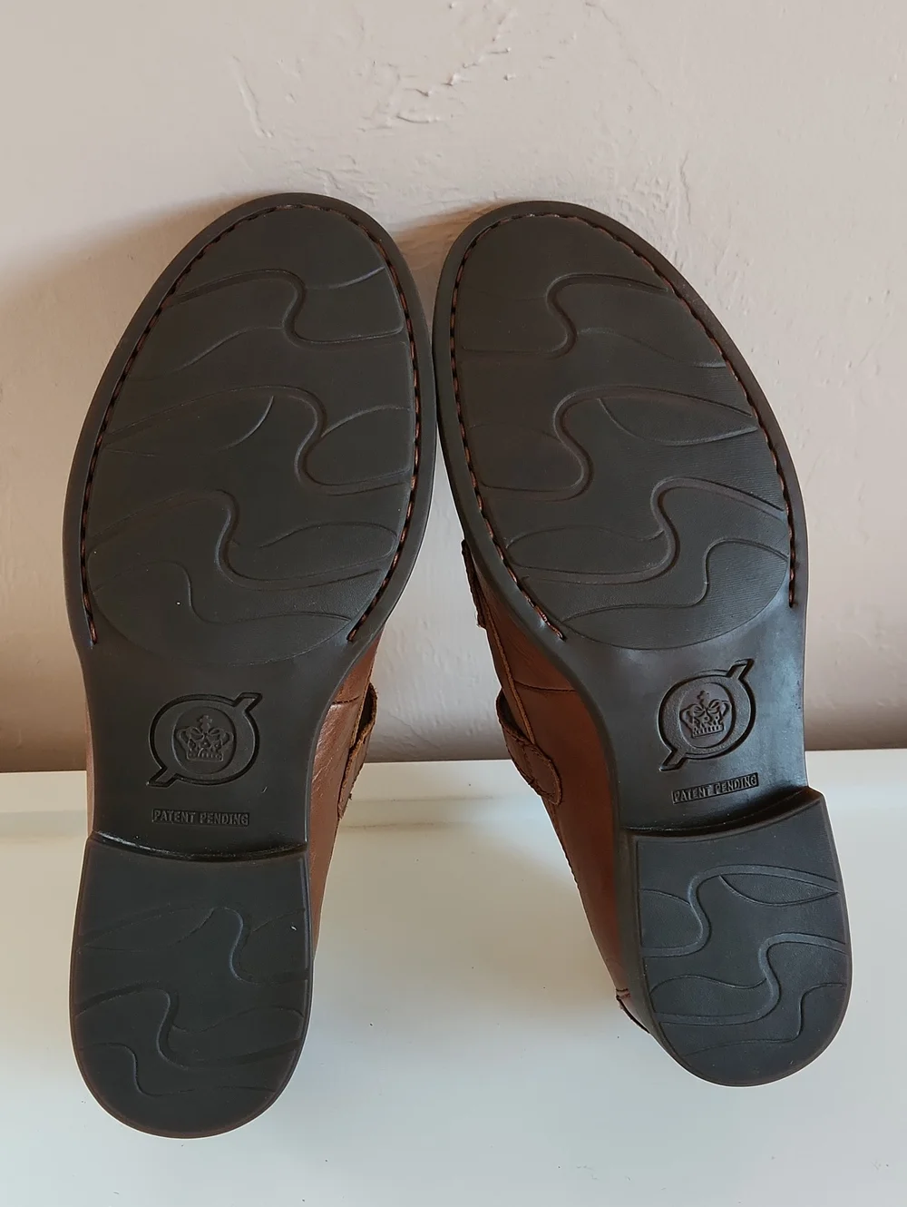 Born Women's T-Strap Loafers Miki Brown Solera Size 8